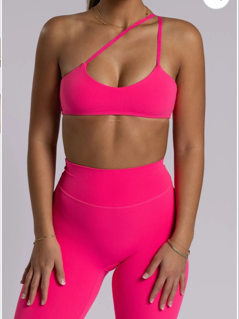 ptula sierra bra & legging. pink flirt xs nwot